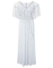 ARTISAN Tabitha Embellished Maxi Dress, Silver (SILVER), large