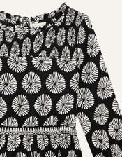 MINI ME Ella Circle Print Dress, Black (BLACK), large