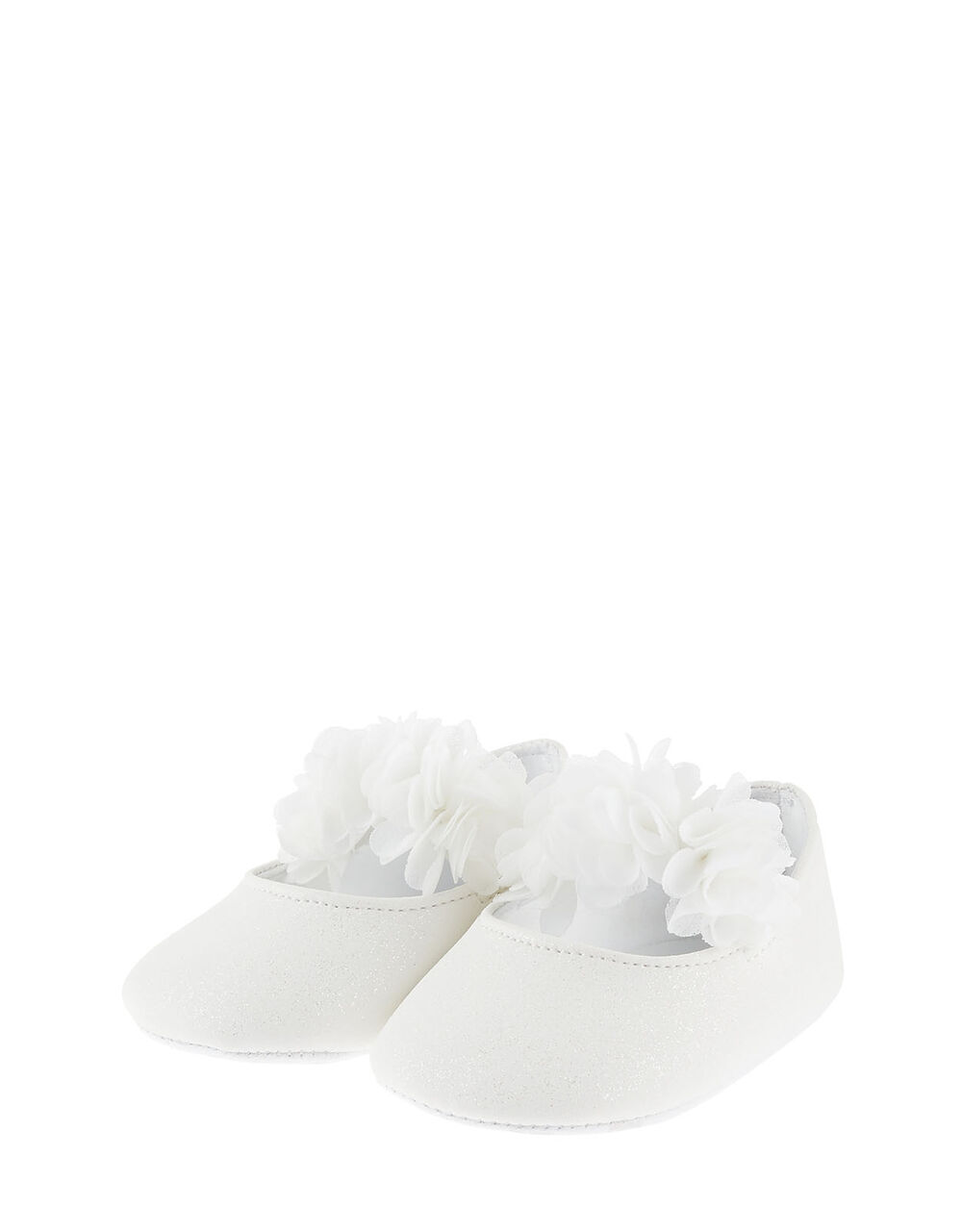 Children Children's Shoes & Sandals | Shimmer Corsage Booties Ivory - HB70579