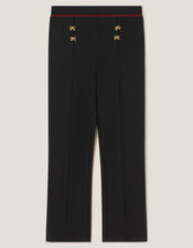 Bow Ponte Leggings, Black (BLACK), large