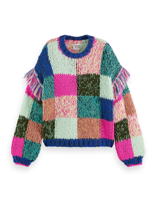 Scotch and Soda Mixed Knit Jumper Multi