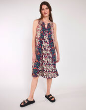 East Zetta Embroidered Dress, Multi (MULTI), large