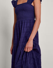 Malia Embroidered Dress, Blue (NAVY), large