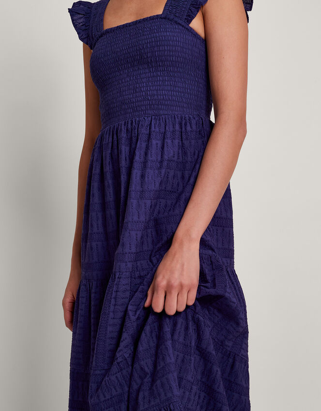 Malia Embroidered Dress, Blue (NAVY), large