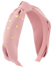 Heart Stud Knot Headband, , large