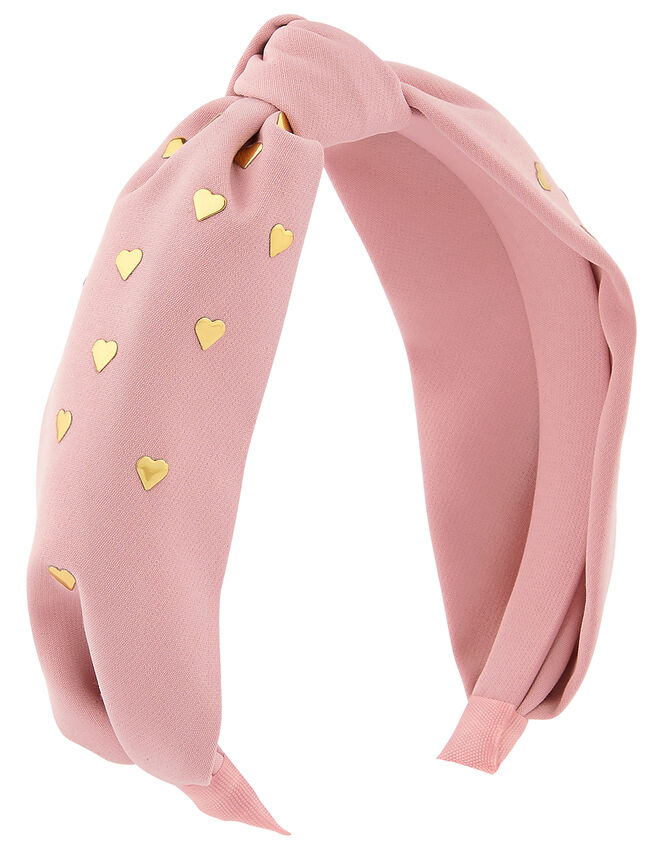 Heart Stud Knot Headband, , large