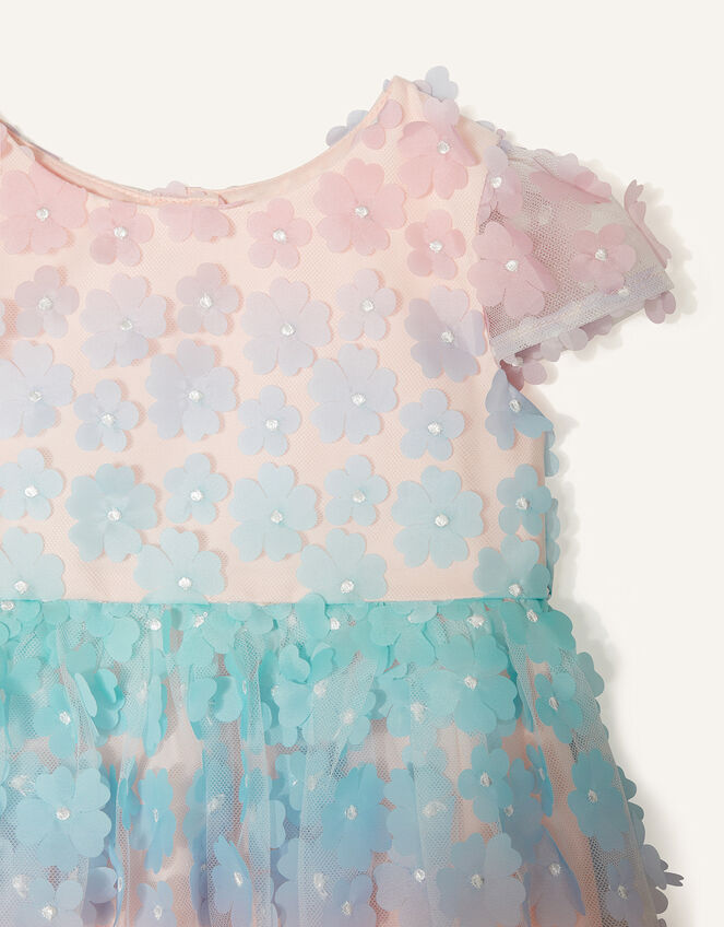 Baby 3D Flower Ombre Dress , Multi (MULTI), large
