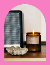 P.F. Candle Co. Teakwood and Tobacco Soy Candle, , large