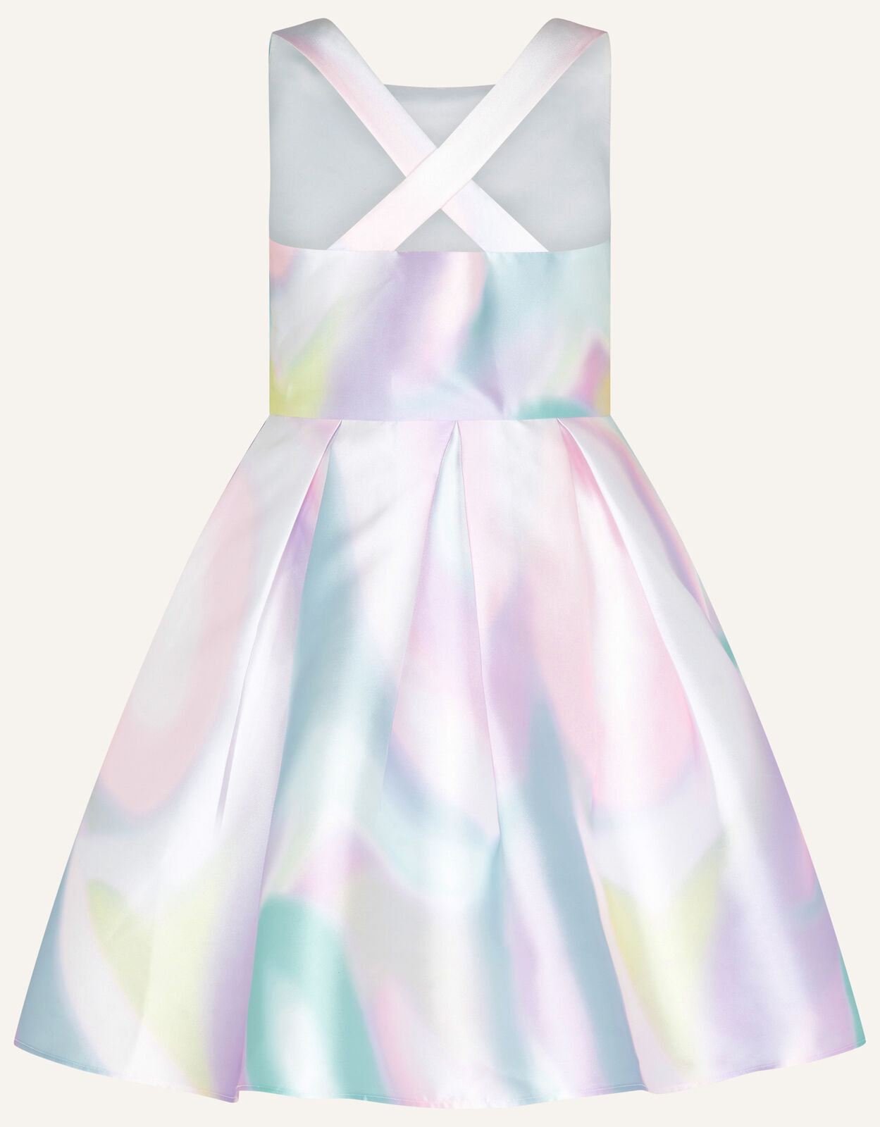 Jolene Unicorn Marble Duchess Twill Dress Multi
