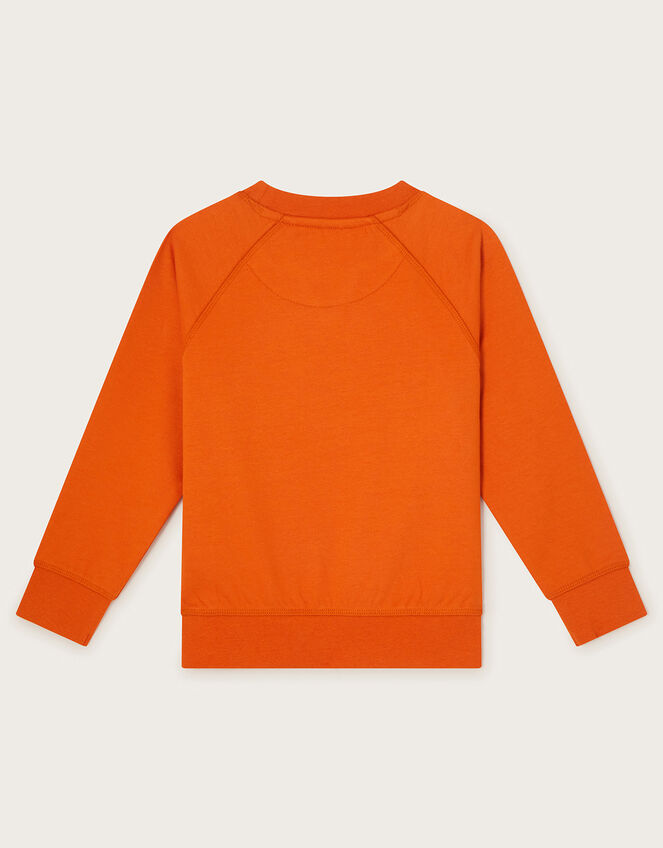Monster Crew Neck Jumper, Orange (ORANGE), large