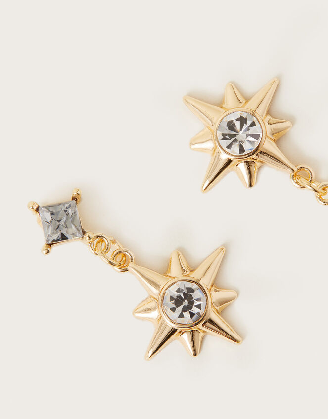 Star Stud Small Drop Earrings, , large