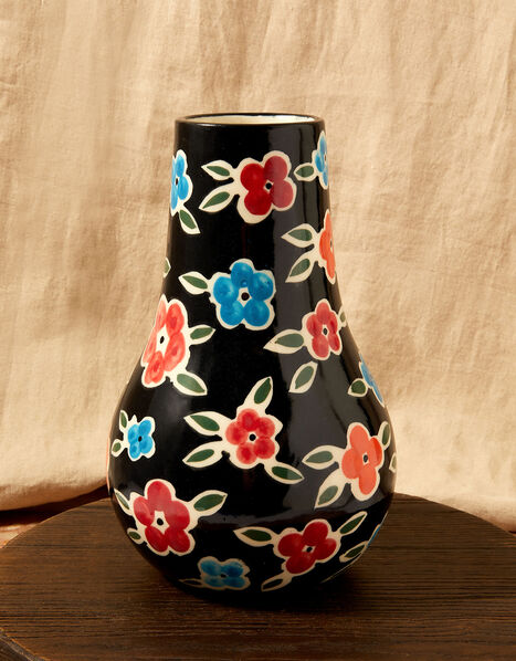 Floral Painted Vase, , large