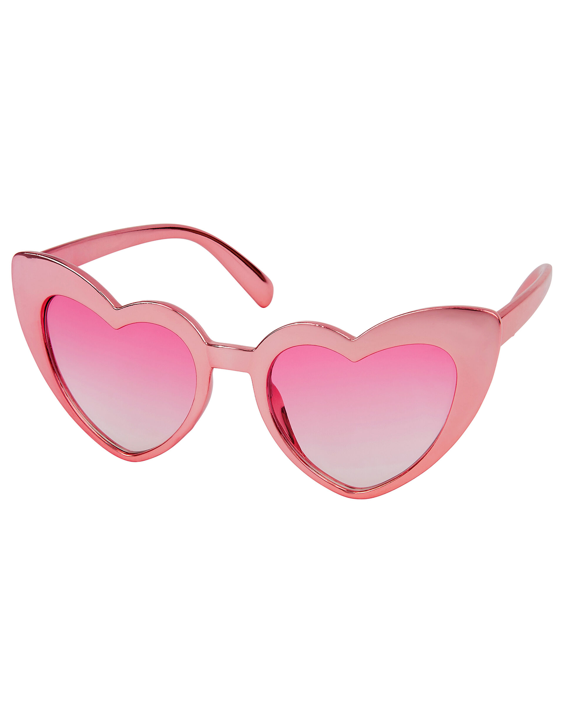 Retro Metallic Heart Sunglasses, , large
