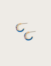 Twist Huggie Hoops, , large