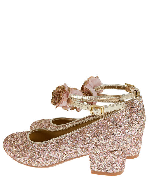 Cancan Glitter Heeled Shoes Pink | Girls' Shoes & Sandals | Monsoon UK.