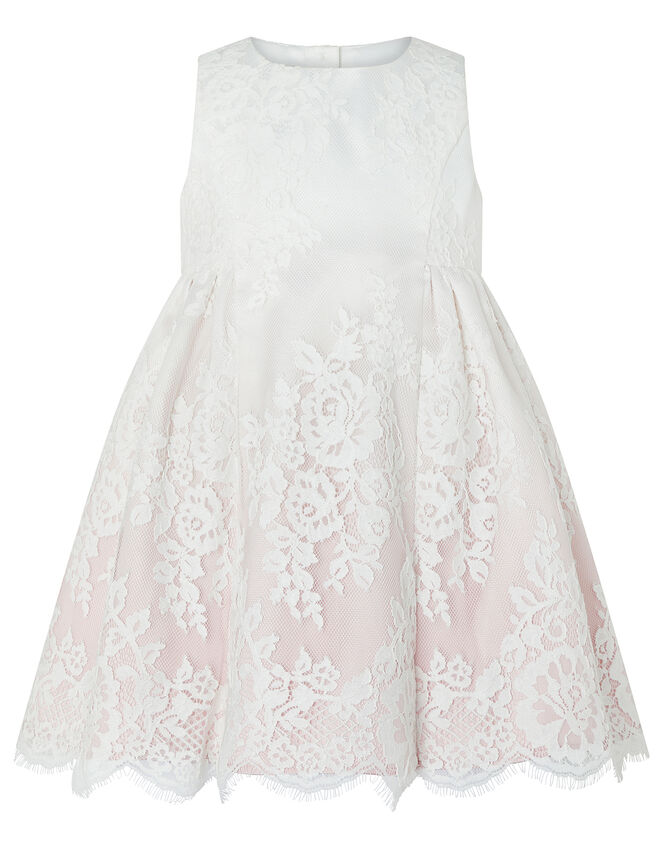Baby Victoria Ombre Lace Dress, Pink (PINK), large