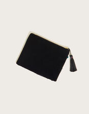 Disco Sequin Zip Pouch, , large