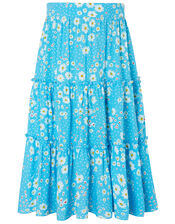 Daisy Top and Skirt Co-Ord Set, Blue (BLUE), large