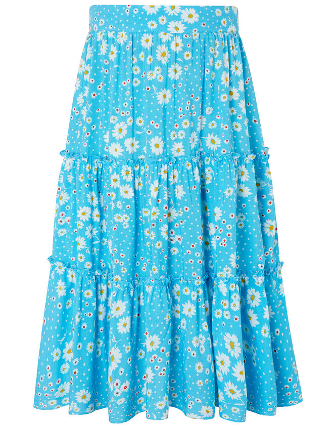 Daisy Top and Skirt Co-Ord Set, Blue (BLUE), large
