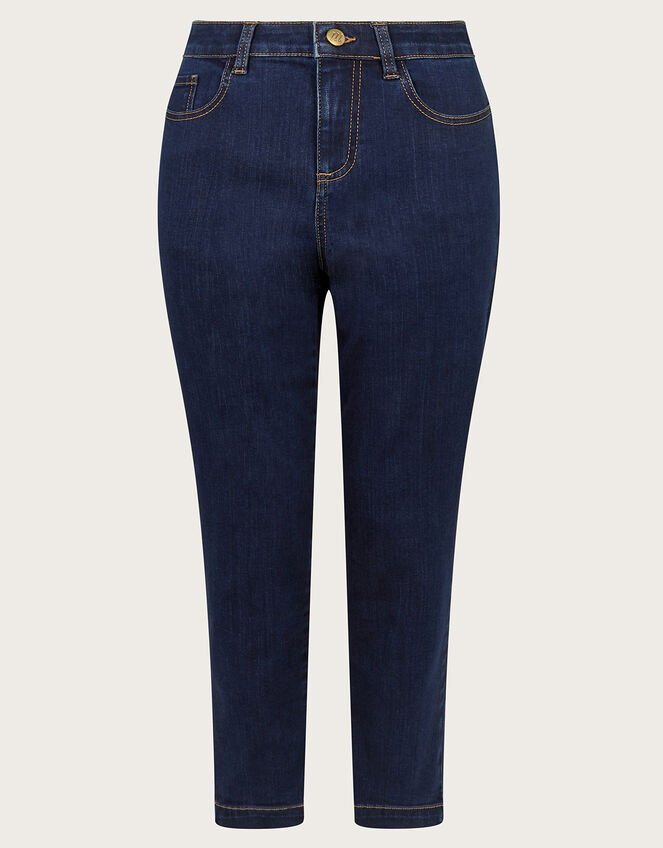 Safaia 7/8 Denim Jeans, Blue (DENIM BLUE), large