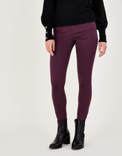 Nadine Regular Length Skinny Jeans, Purple (PLUM), large