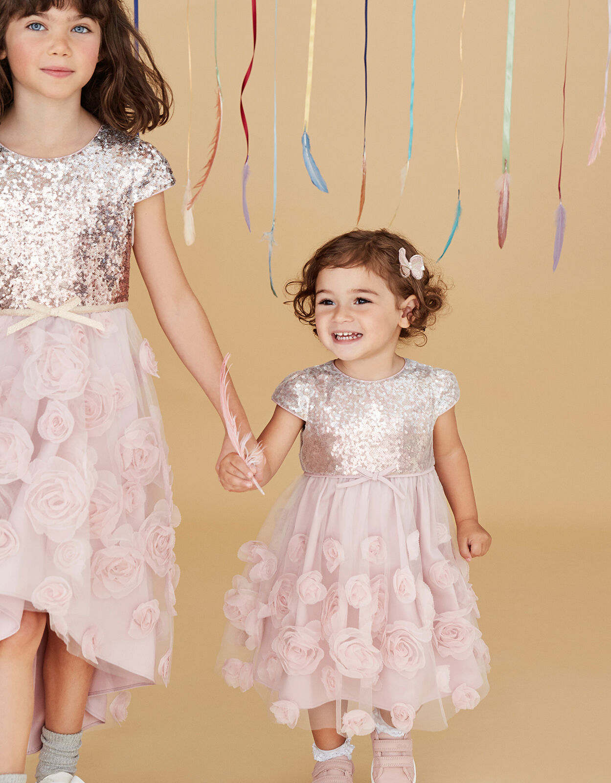 Rose pink baby girl dress hotsell