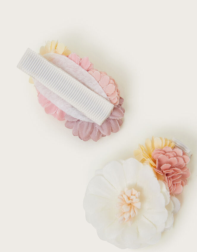 2-Pack Vintage Flower Hair Clips, , large