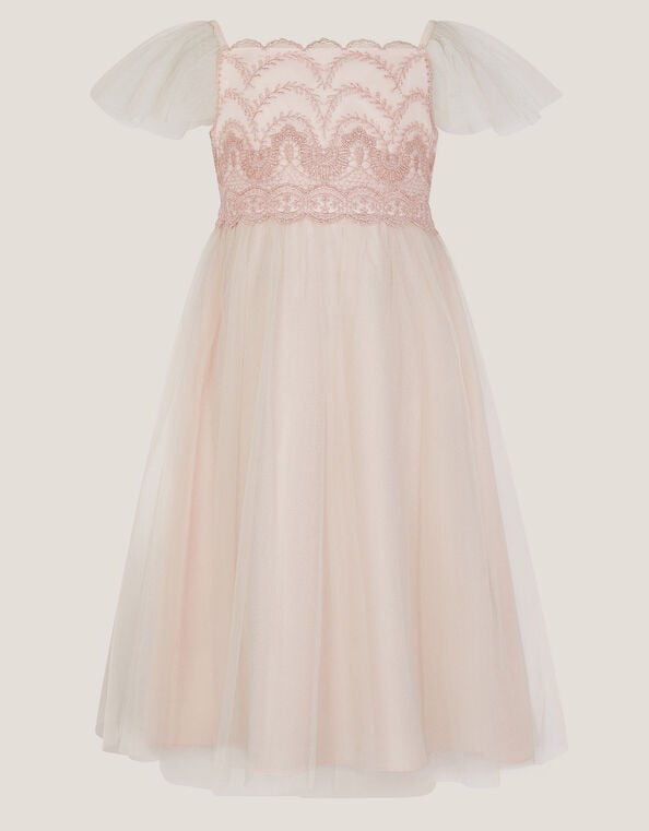 Francesca Lace Tulle Party Dress, Pink (PINK), large