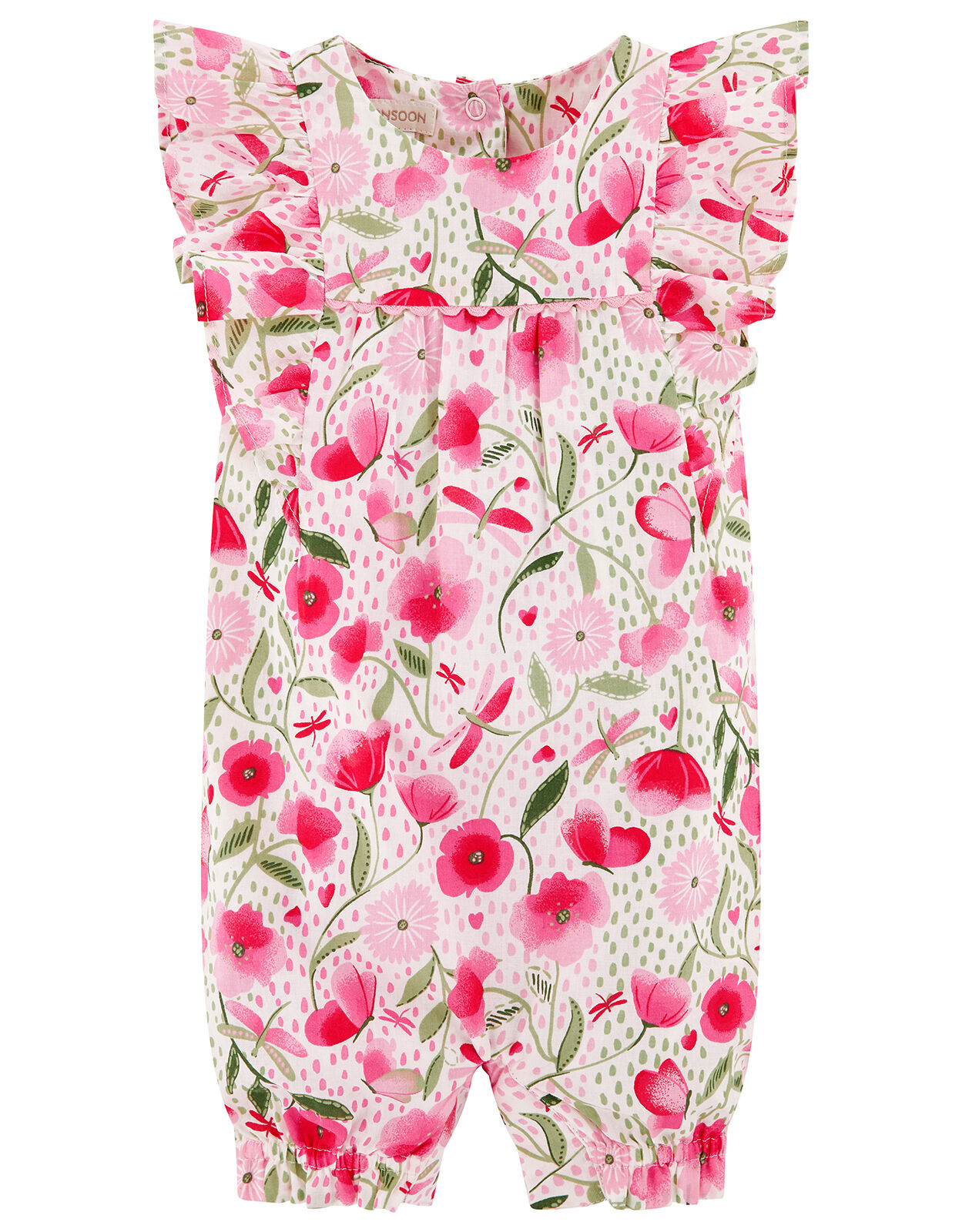 pink newborn baby grows