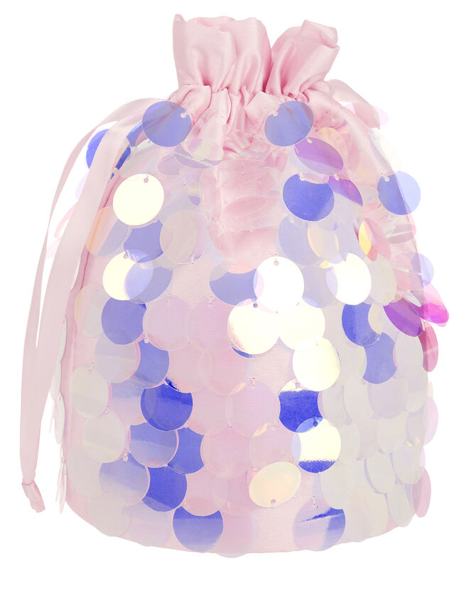 Mermaid Sequin Pouch Bag, , large