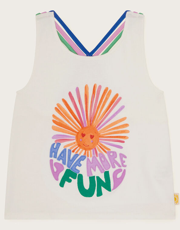 Have More Fun Vest, Ivory (IVORY), large