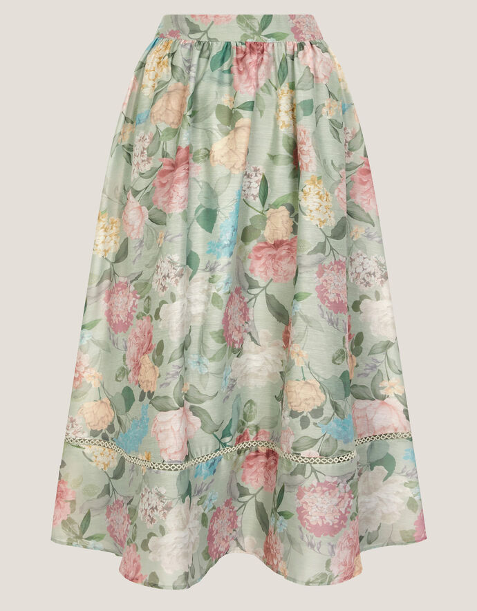 Muse Resort Chic Skirt Set Green Print main image 0