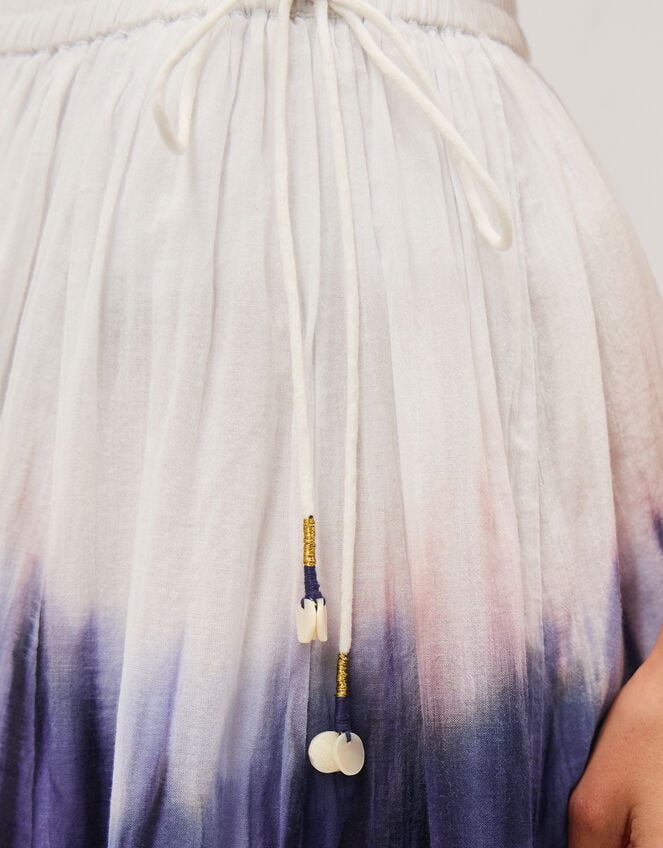 Elise Ombr&eacute; Dip Dye Midi Skirt, Blue (BLUE), large