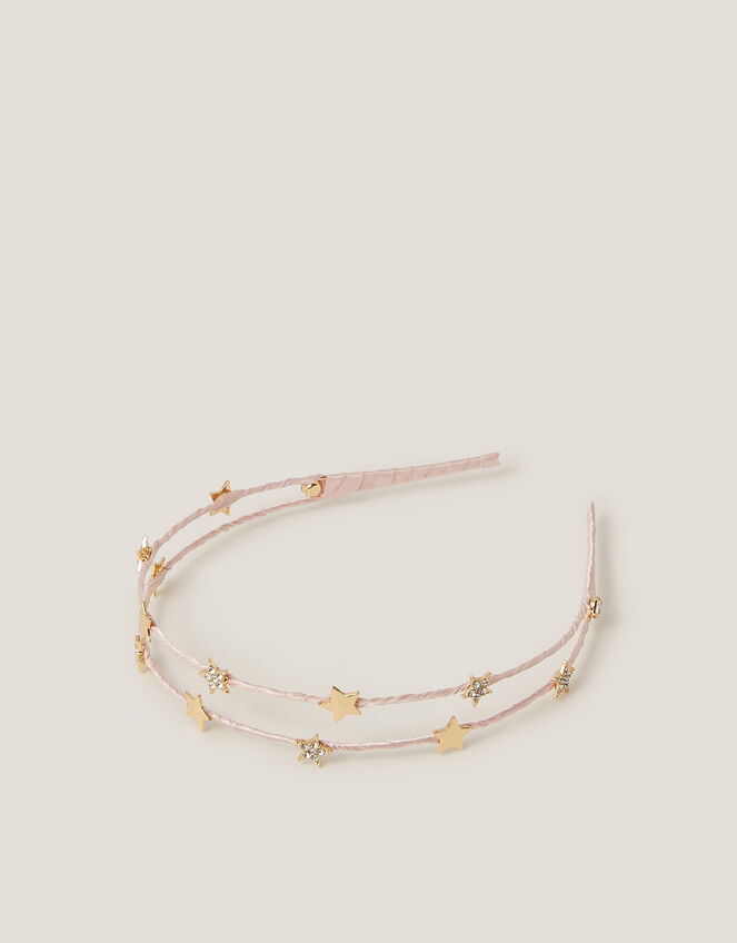 Diamante Star Wire Headband, , large