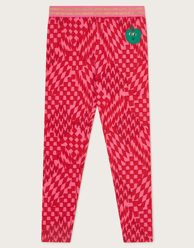 Patterned Leggings, Red (RED), large