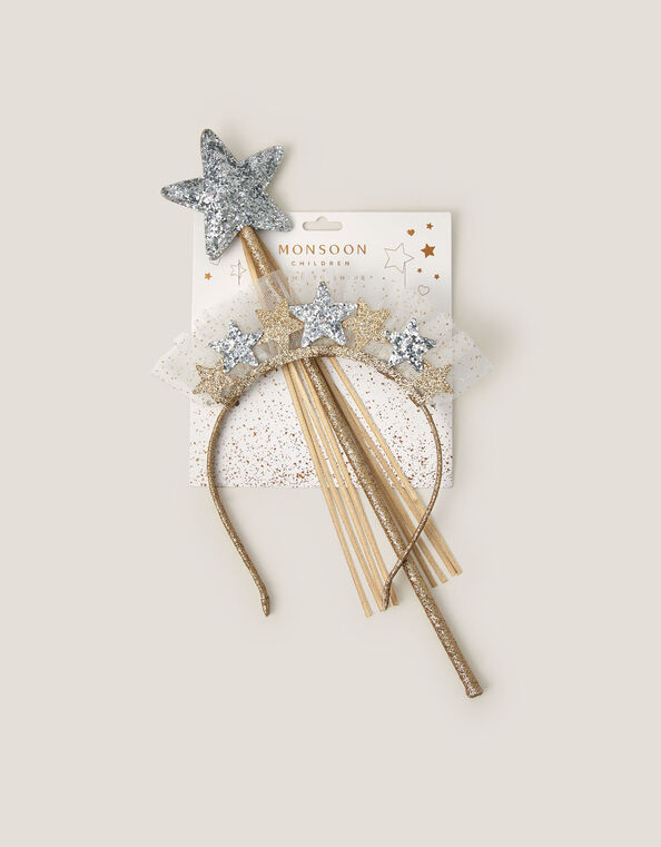Angelica Star Headband & Wand Set, , large