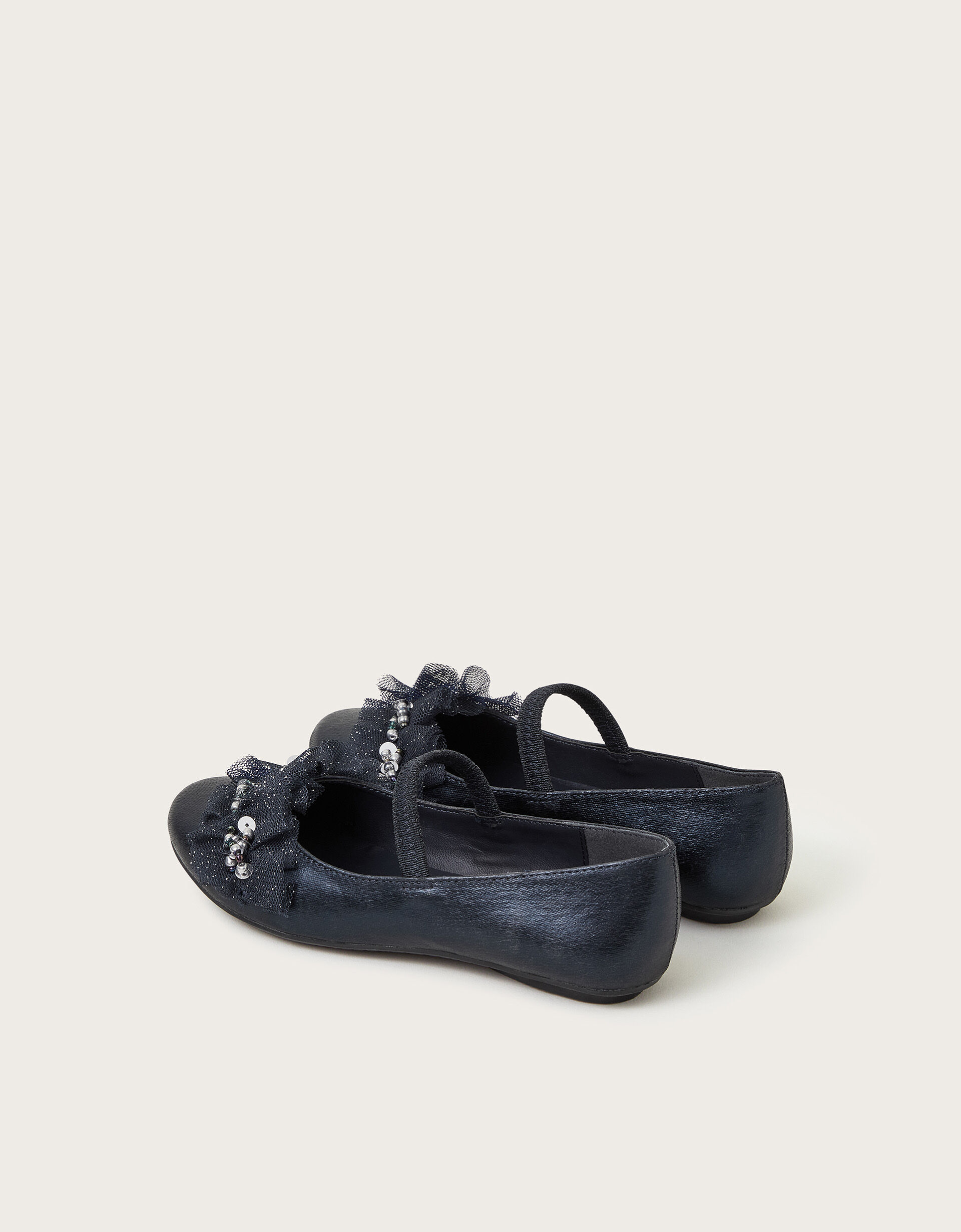 Land of Wonder Embellished Ballerina Flats Blue