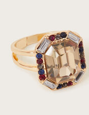 Embellished Cocktail Ring, Gold (GOLD), large
