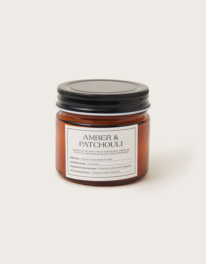 Amber Patchouli Jar Candle, , large