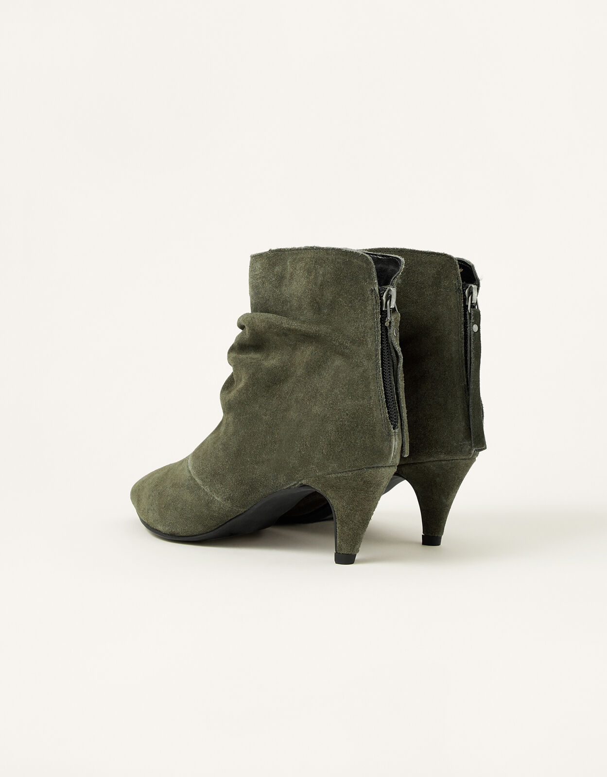 Kitten heel slouch boots shop