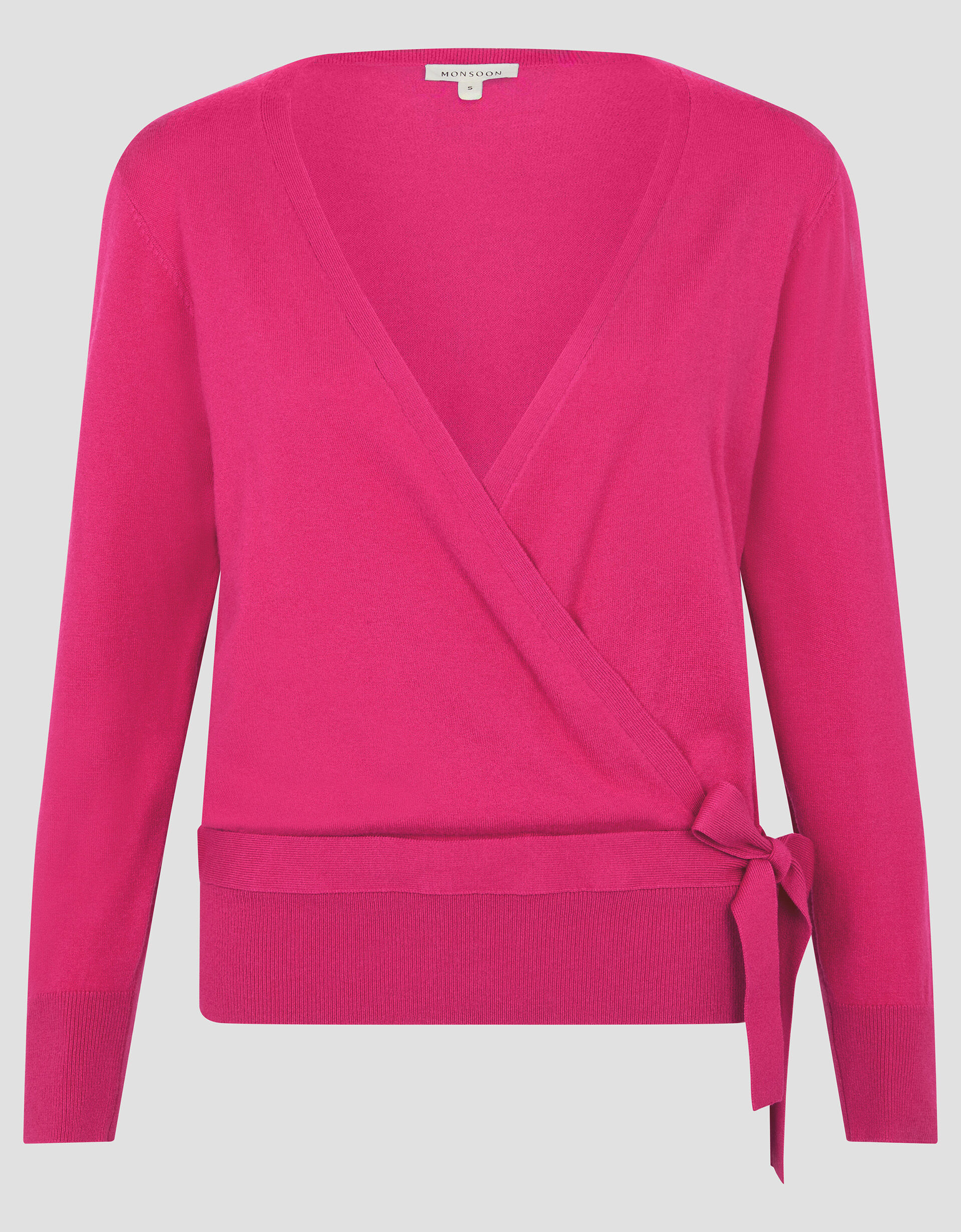 Pink wrap jumper clearance