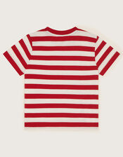 Pineapple Stripe T-Shirt, Red (RED), large