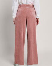 Serena Wide Leg Cord Trousers, Pink (SOFT PINK), large