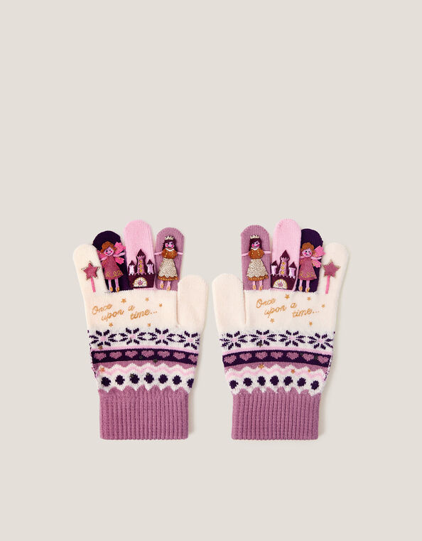 Princess Novelty Gloves, Pink (PINK), large