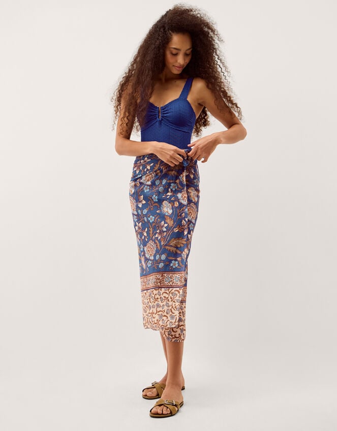 Ari Floral Print Sarong, , large