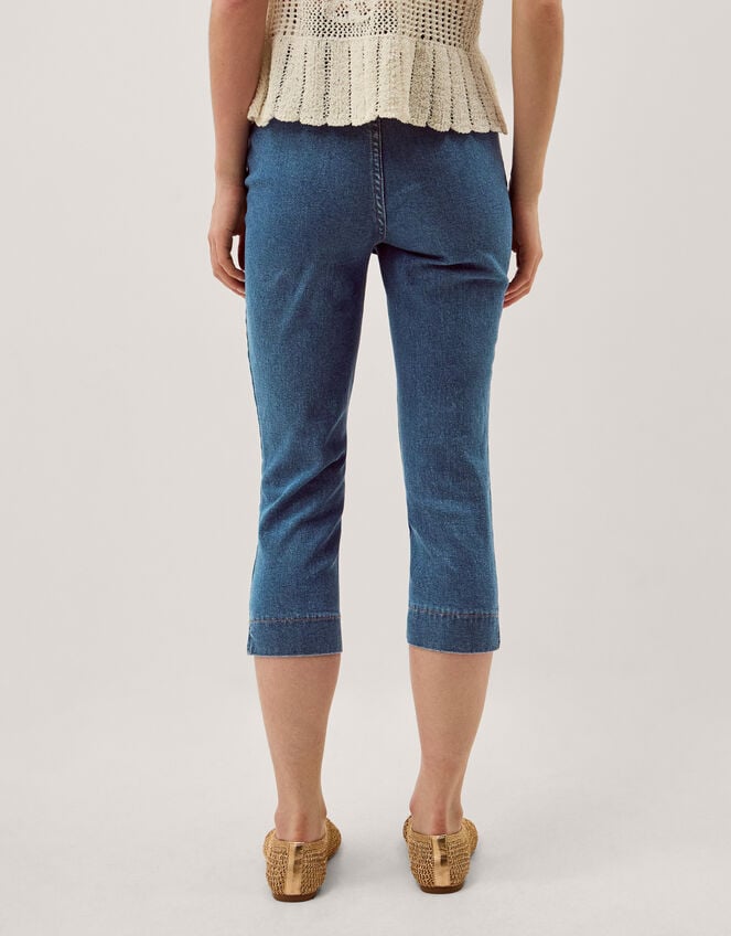 Cassie Capri Jeans Blue
