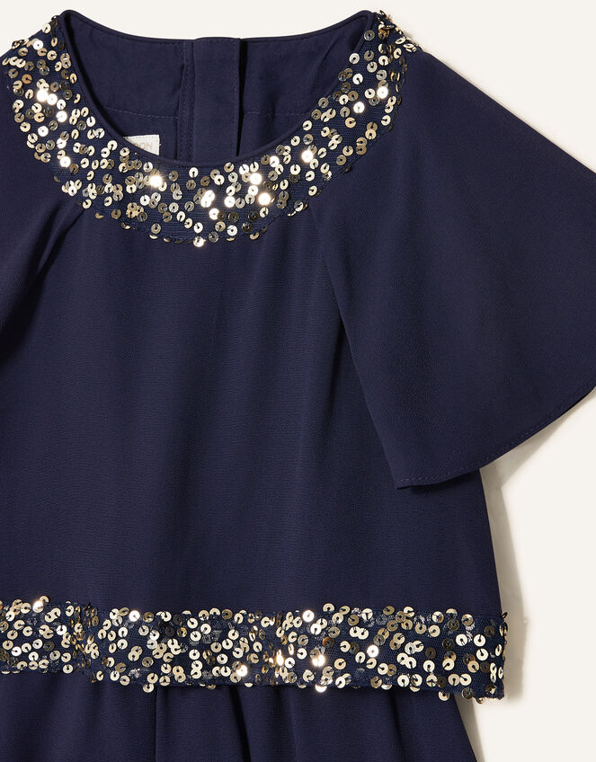 Meghan Sequin Jumpsuit, Blue (NAVY), large