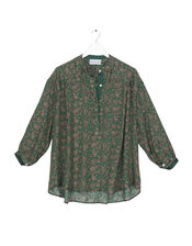 One Hundred Stars Print Darcy Shirt, Green (GREEN), large