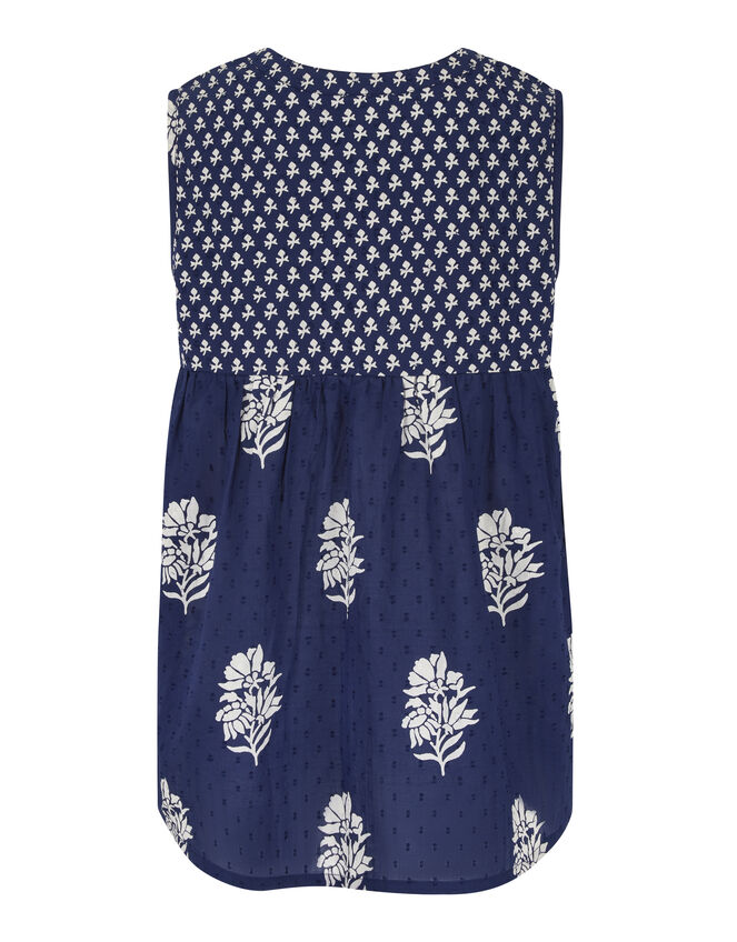 East Clover Top, Blue (NAVY), large