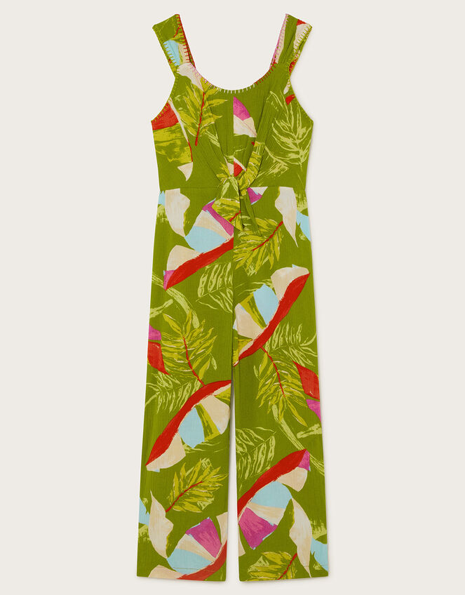 MINI ME Tie Jumpsuit, Green (KHAKI), large